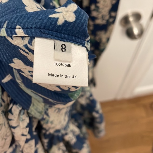 The Vampire’s Wife Silk Floral Dress - Picture 4 of 4